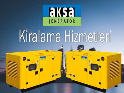 aksa jeneratör kiralama izmir